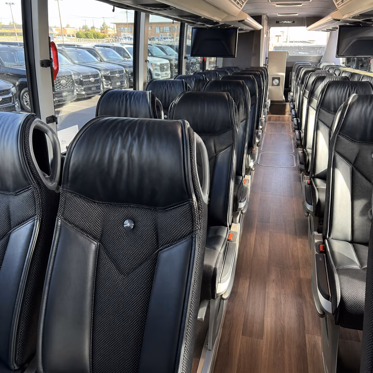 brandon show up to brandon concerts in a charter bus