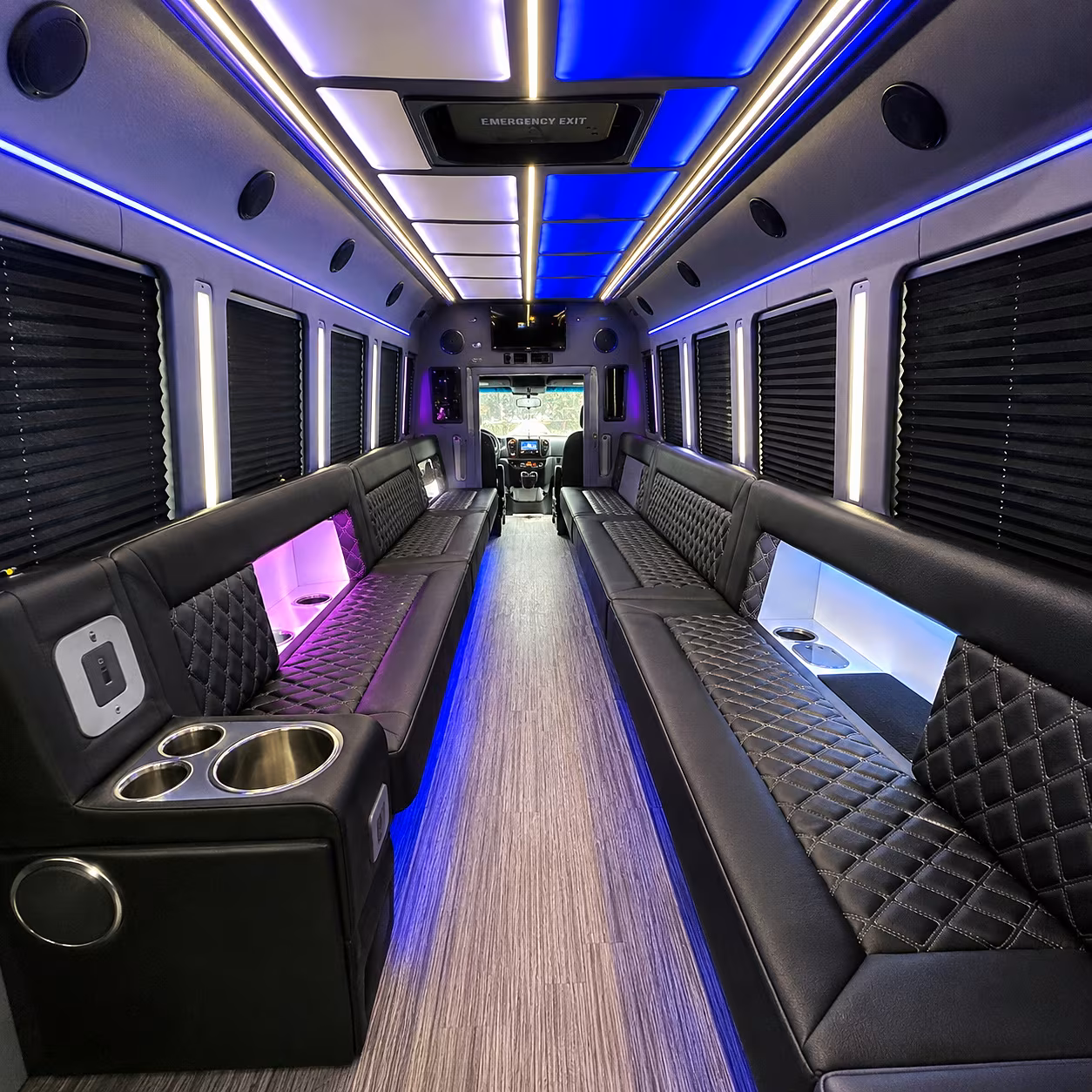 clearwater party bus rentals inside
