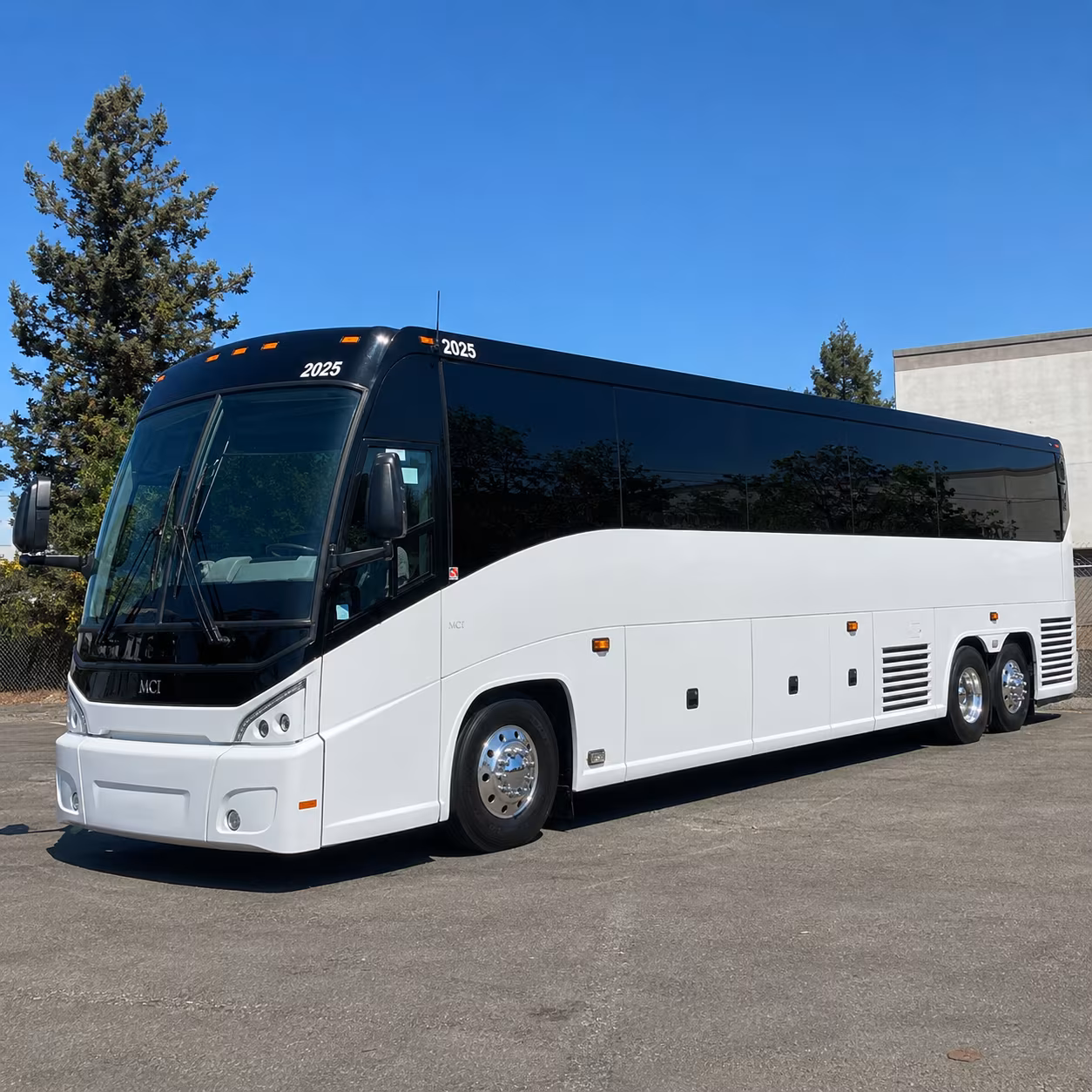 largo charter bus rental exterior