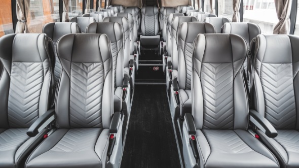 54 passenger charter bus interior bradenton