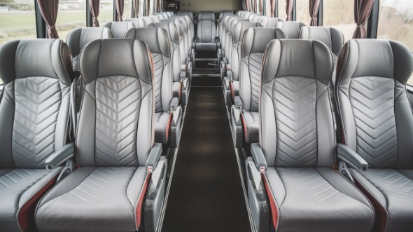 55 passenger charter bus interior clearwater