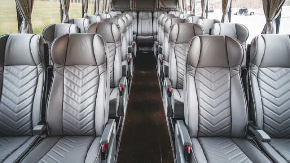 56 passenger charter bus interior largo