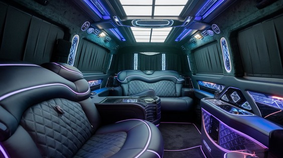 party bus rental inside st. petersburg